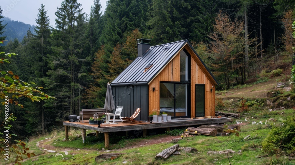Peaceful mountain cabin for a serene and relaxing getaway amidst natures beauty