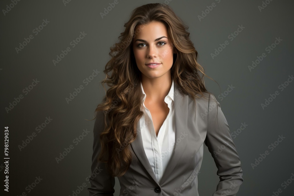 b'Portrait of a beautiful young businesswoman' b'Portrait of a beautiful young businesswoman'