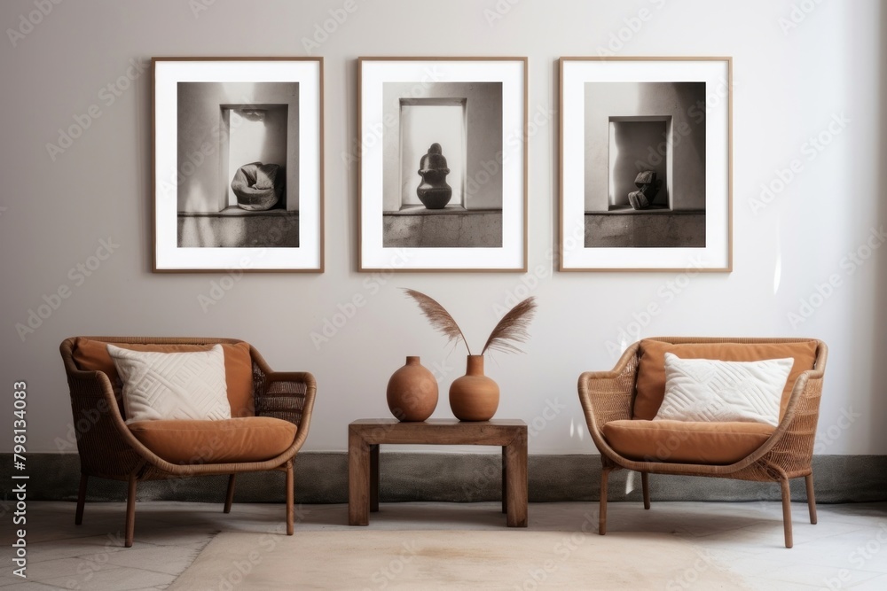 A cozy living room architecture furniture armchair. A cozy living room architecture furniture armchair.