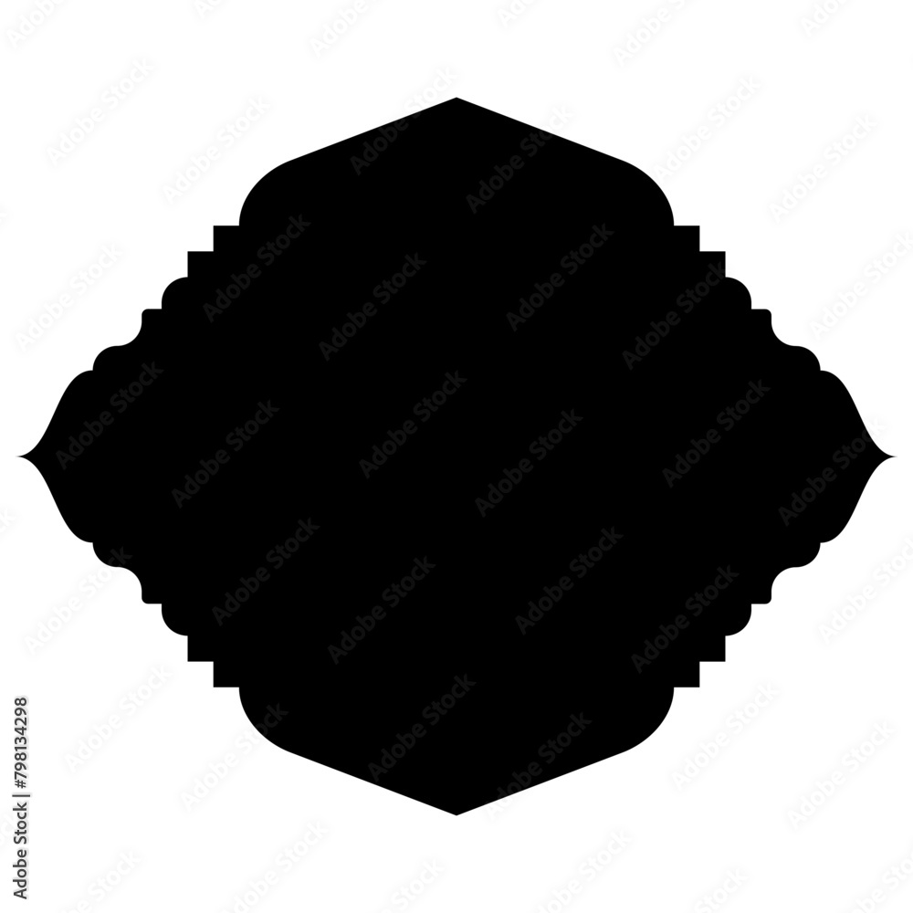 Islamic Label Emblem Shape Glyph Pictogram symbol visual illustration Islamic Label Emblem Shape Glyph Pictogram symbol visual illustration