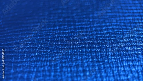 Blue Saffiano Leather Texture, Slider Shot photo