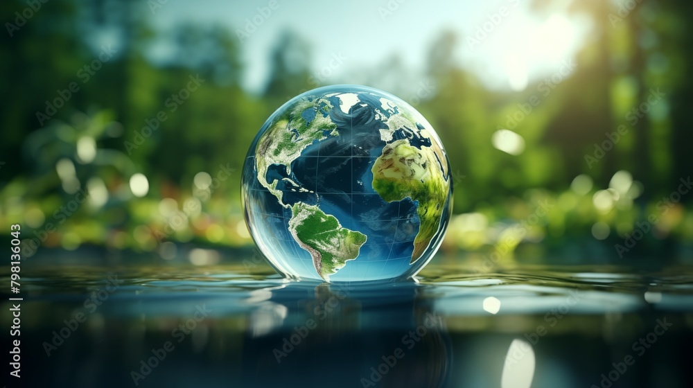 Saving water and world environmental protection concept. Eearth, globe, ecology, nature, planet concepts. Saving water and world environmental protection concept. Eearth, globe, ecology, nature, planet concepts.