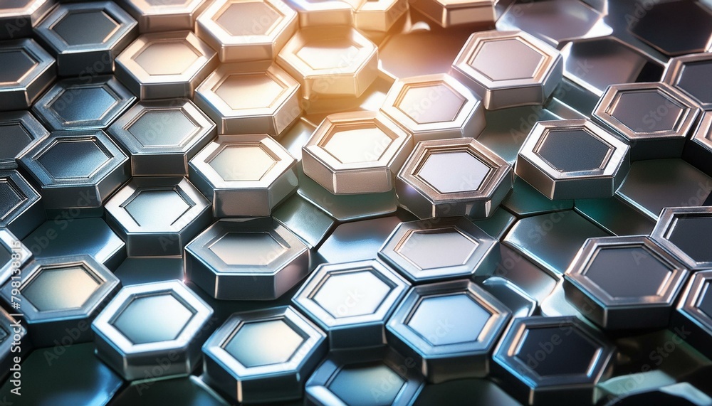 Hexagonal Harmonies: Abstract Metal Melodies Hexagonal Harmonies: Abstract Metal Melodies
