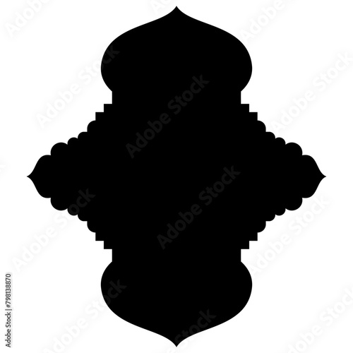 Islamic Label Emblem Shape Glyph Pictogram symbol visual illustration