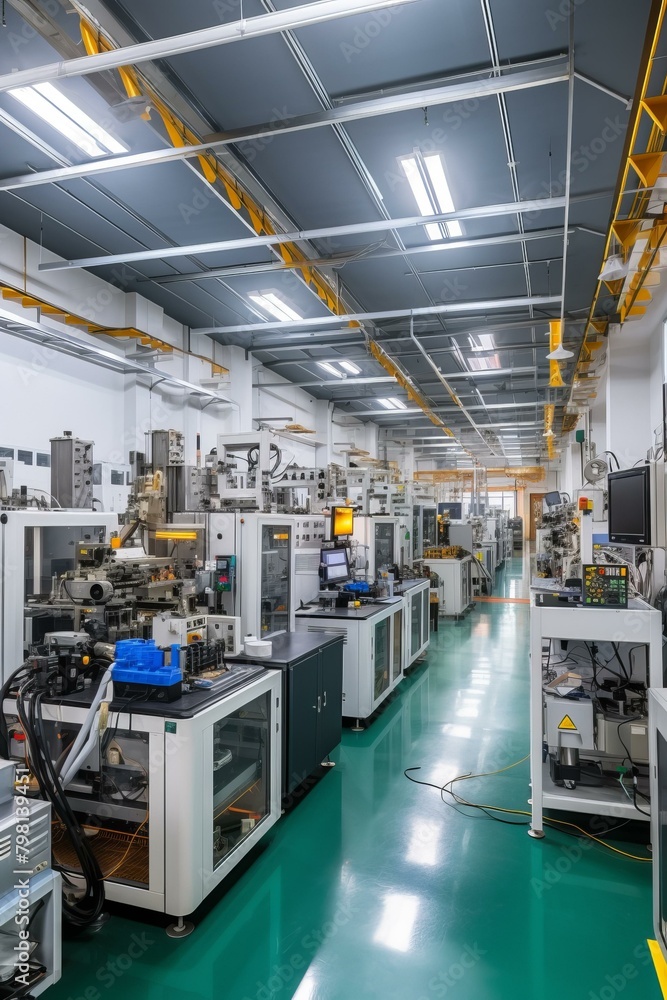 b'The production line of lithium-ion battery manufacturing equipment'