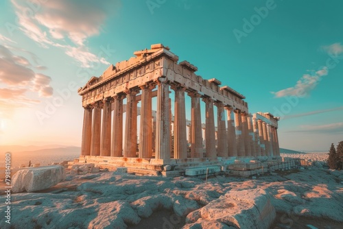 Parthenon on the Acropolis architecture parthenon building.