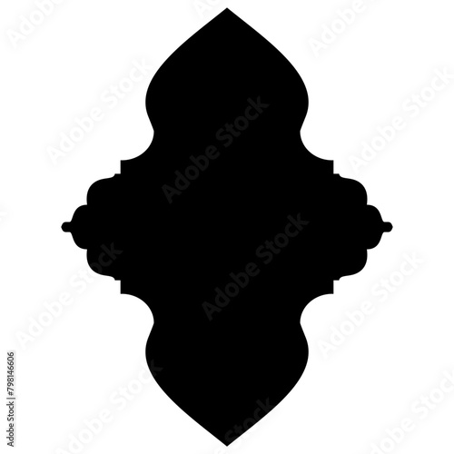 Islamic Label Emblem Shape Glyph Pictogram symbol visual illustration