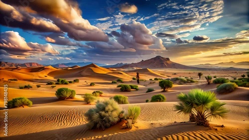 Mexican landscape with prairies