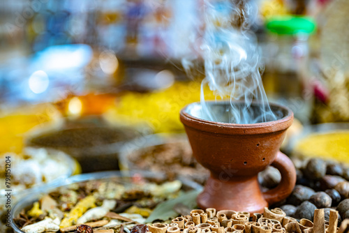 Spices and herbs on Nizwa Souq, Oman
