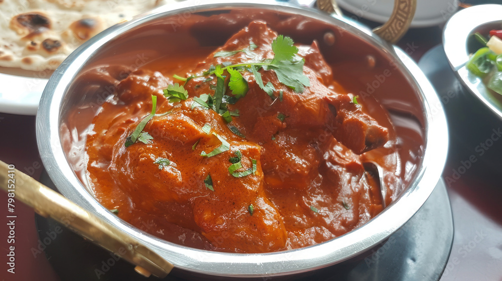 Savory Chicken Tikka Masala Presentation, Culinary World Tour, Food and Street Food Savory Chicken Tikka Masala Presentation, Culinary World Tour, Food and Street Food