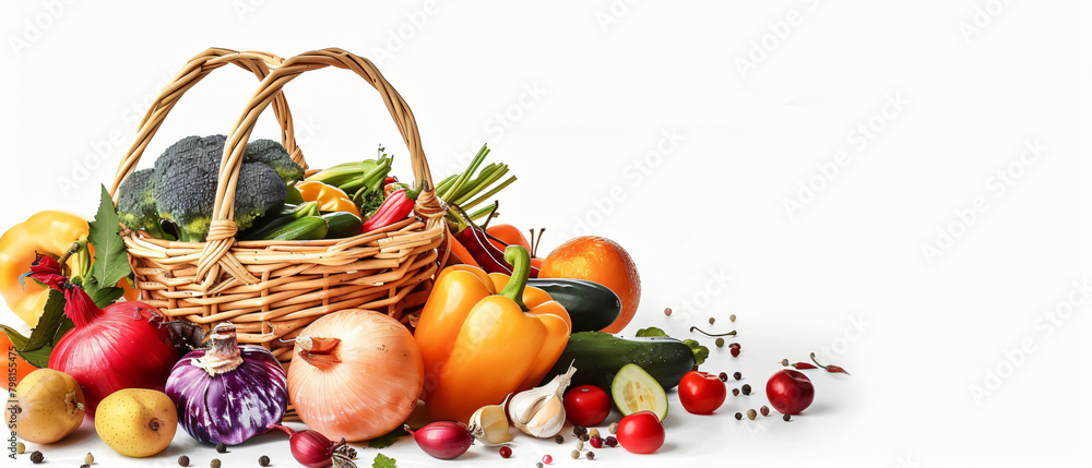 Assorted organic vegetables