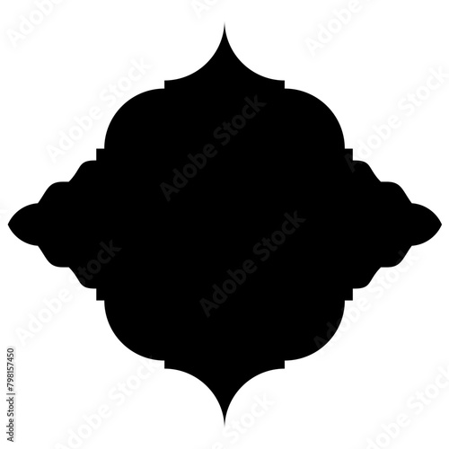 Islamic Label Emblem Shape Glyph Pictogram symbol visual illustration