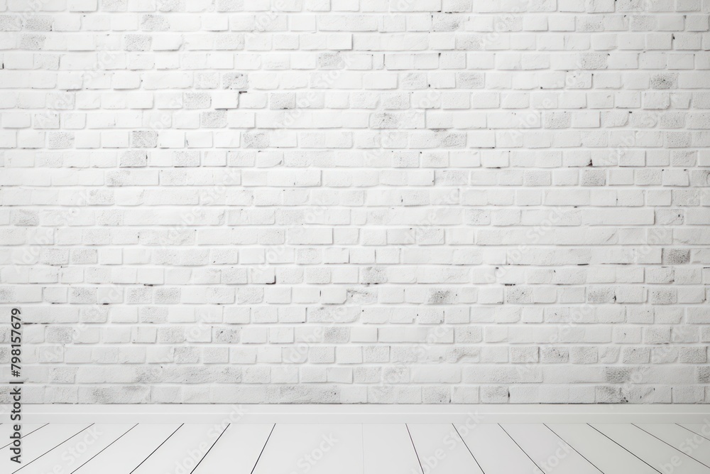 Fototapeta premium White brick wall architecture backgrounds building.