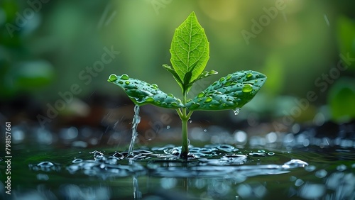 Watering a plant: A metaphor for the role of persistence in achieving success. Concept Persistence, Success, Watering a Plant, Metaphor