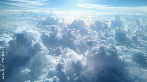 b'Amazing view of the clouds from above'