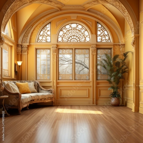 b'ornate yellow room'