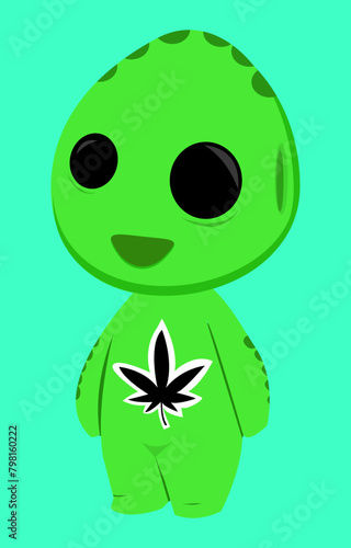 Amigos Intergalácticos: Os Alienígenas da Folha de Cannabis