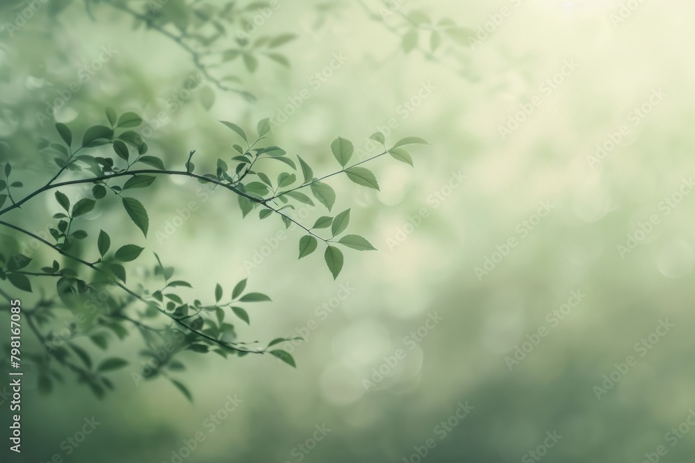 Fototapeta premium Tree rain vegetation outdoors.