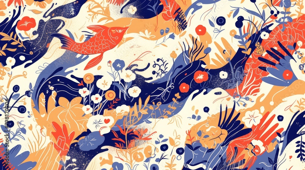 Add some flair to your design with this abstract colorful pattern perfect for creating a captivating background texture Add some flair to your design with this abstract colorful pattern perfect for creating a captivating background texture