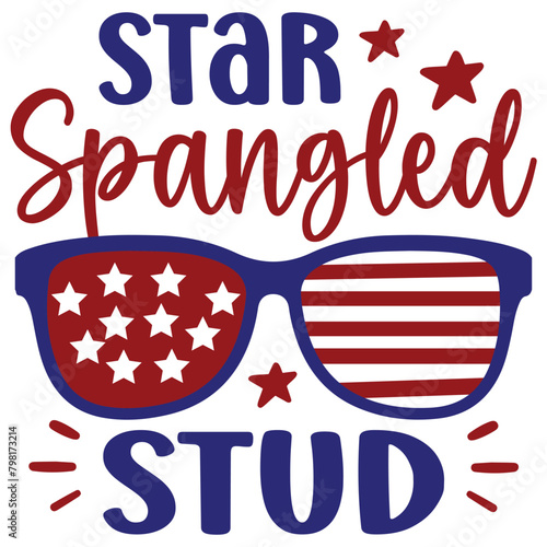 star  spangled stud