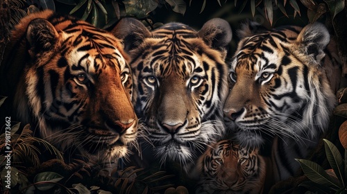 Wildlife conservation and endangered species photo