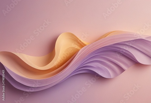 Smooth flowing curves in pastel colors, suggesting a serene and abstract aesthetic. Perfect for backgrounds or creative design elements.