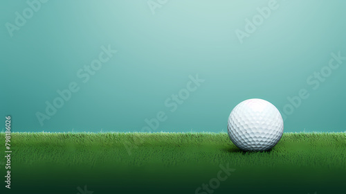 golf ball on green grass