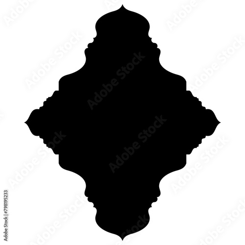 Islamic Label Emblem Shape Glyph Pictogram symbol visual illustration