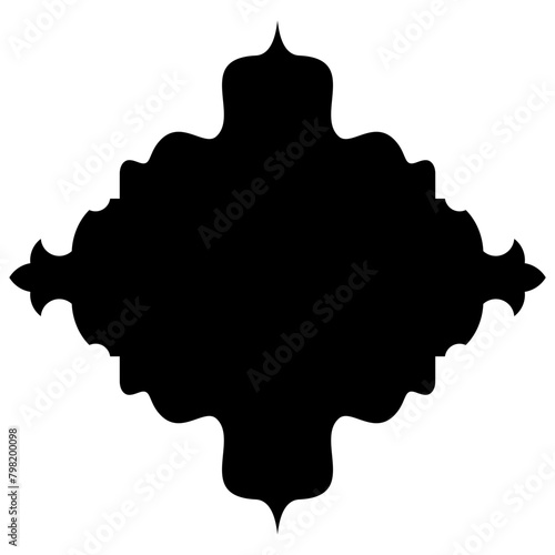 Islamic Label Emblem Shape Glyph Pictogram symbol visual illustration