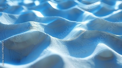  Blue and white close-up with wavy center pattern