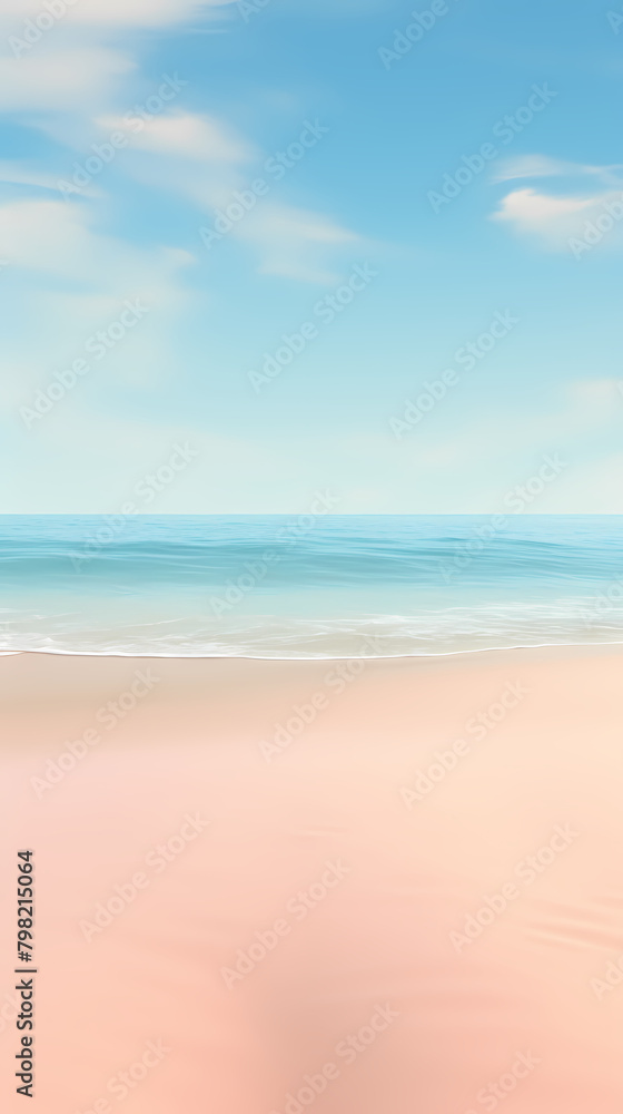 Beautiful summer background with sandy beach and waves Beautiful summer background with sandy beach and waves