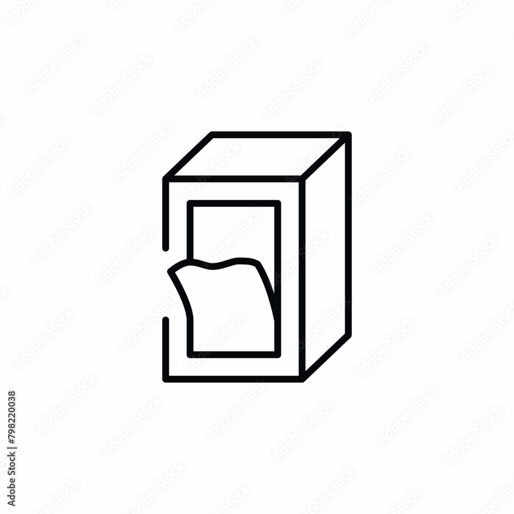 napkin table dispenser clean icon napkin table dispenser clean icon