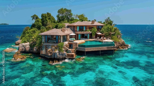 Island House With Pool