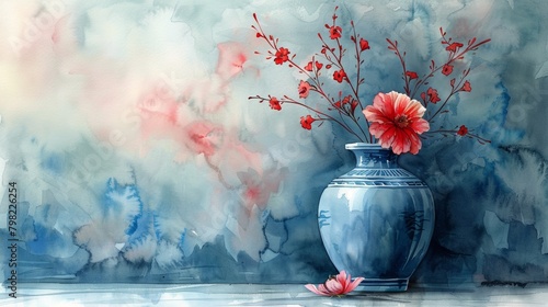 Vase With Flowers Painting