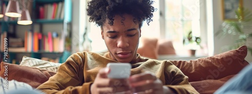 A young adult using a digital thermometer to check for fever, showcasing self-care and awareness of symptoms