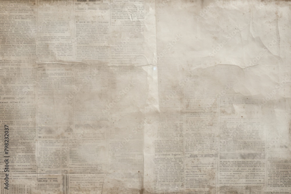 Fototapeta premium Newspaper texture backgrounds architecture weathered.