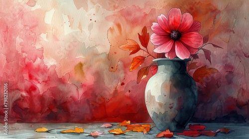 Vase With Flowers Painting