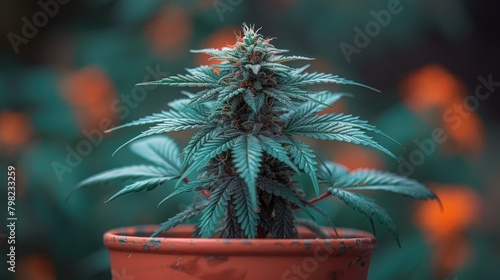 Small Potted Plant With Dirt