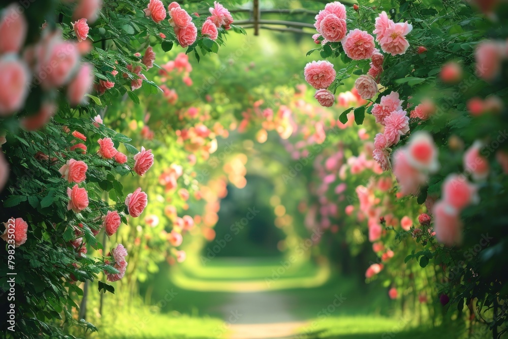 Roses garden outdoors blossom flower.