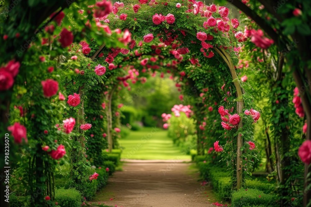 Roses garden architecture outdoors flower. Roses garden architecture outdoors flower.