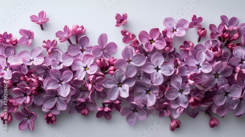 Purple Flowers Growing on a Wall