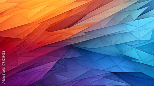 colorful abstract polygonal background. modern bold low-poly geometric design