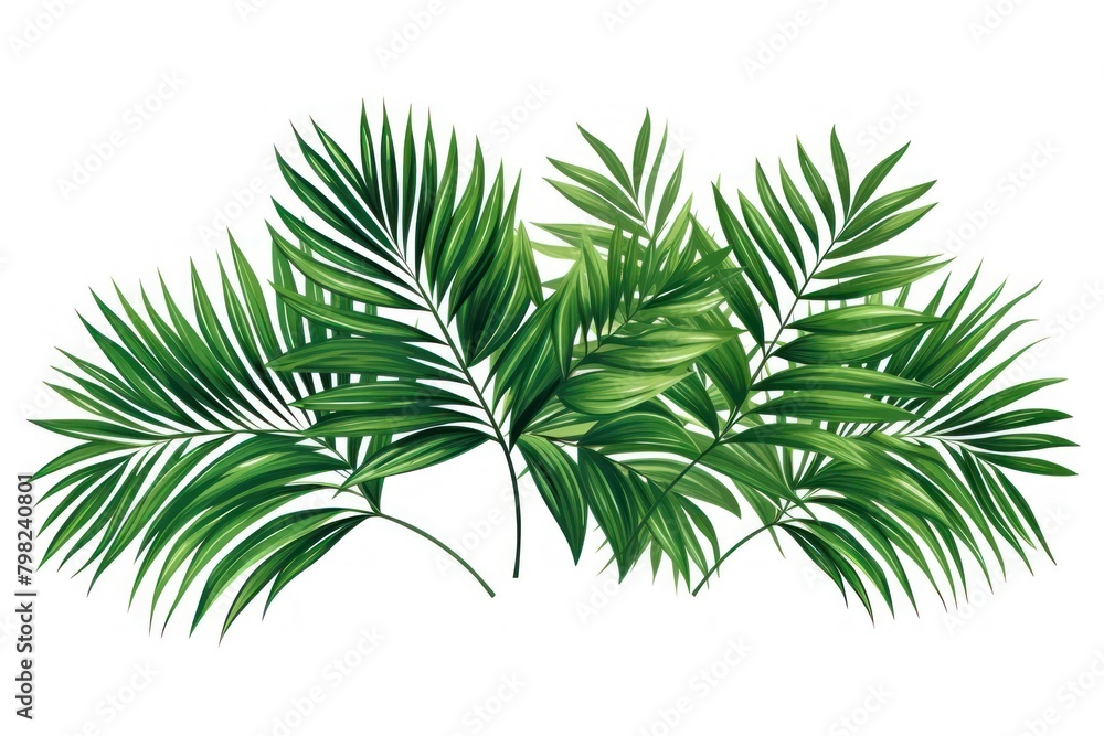Summer tropical vector vegetation nature plant.