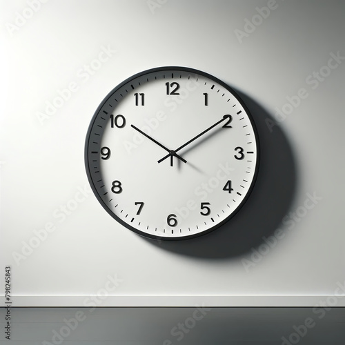 Minimalist Wall Clock in Modern Interior