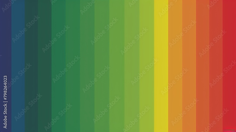 Vibrant rainbow spectrum colors band background