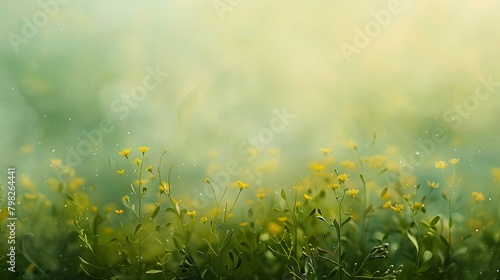 Beautiful Spring Meadow  Nature s Bounty