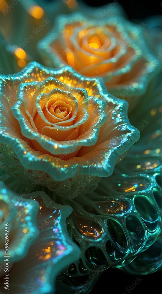 Fototapeta premium background with drops