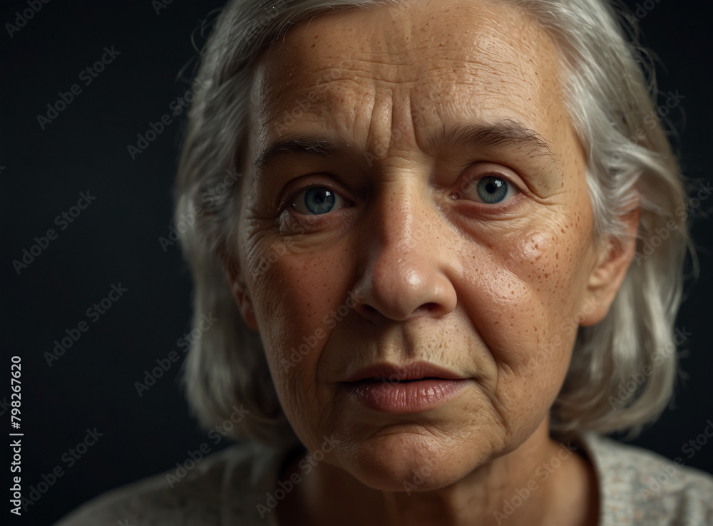 Obraz premium Elderly people portraits.