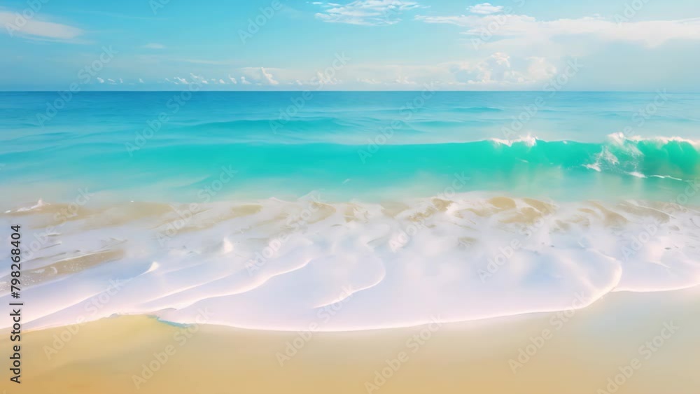 beautiful beach and tropical sea - boost up color processing and boost up color processing, Soft wave of the blue ocean on a sandy beach, Background beautiful beach and tropical sea - boost up color processing and boost up color processing, Soft wave of the blue ocean on a sandy beach, Background
