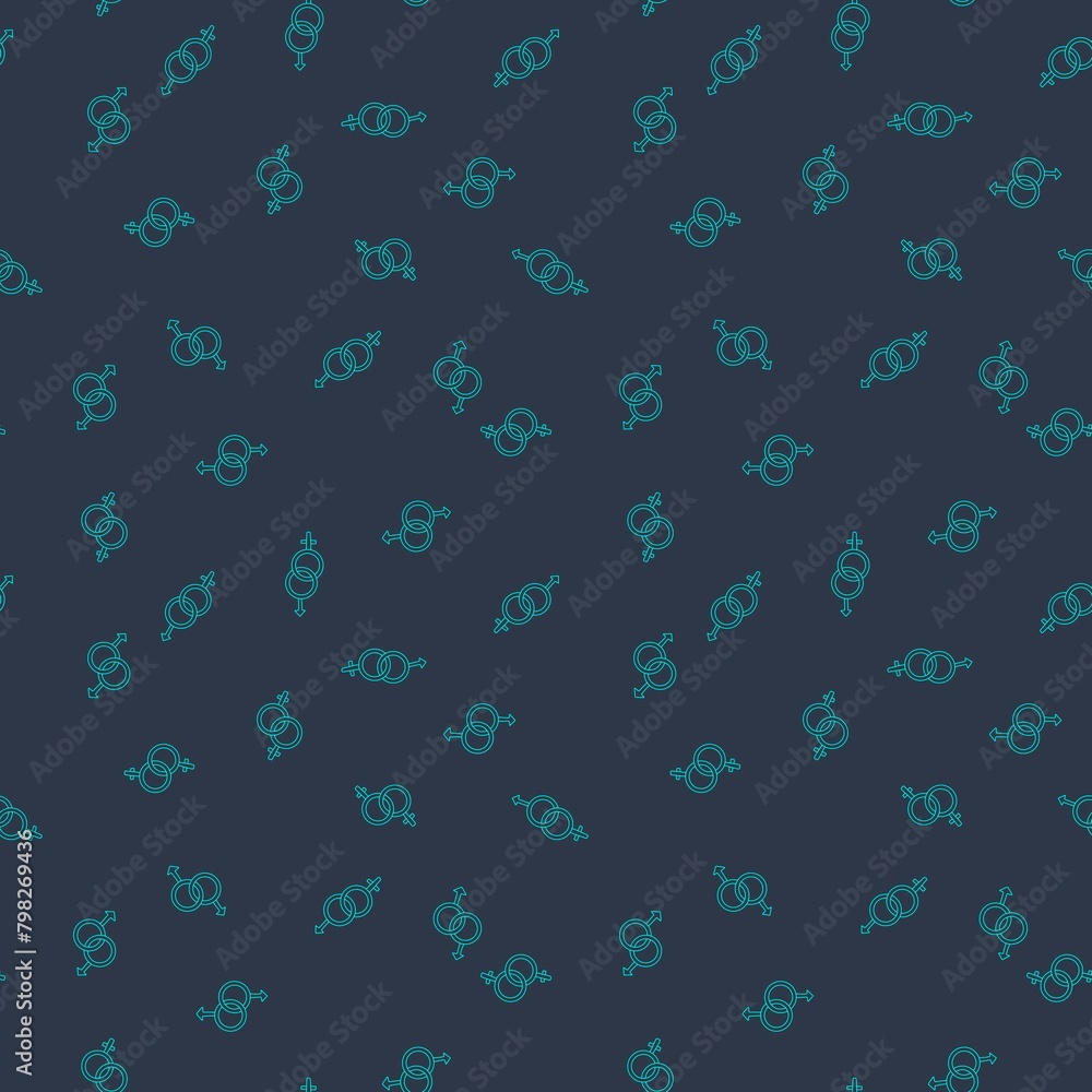 Cartoon lgbt sign seamless pride pattern for wrapping paper and fabrics and linens and summer clothes print